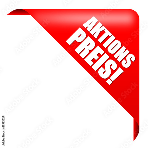 AKTIONSPREIS, vektor ecke