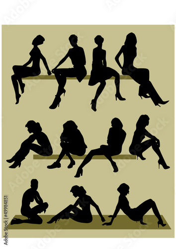sitting models