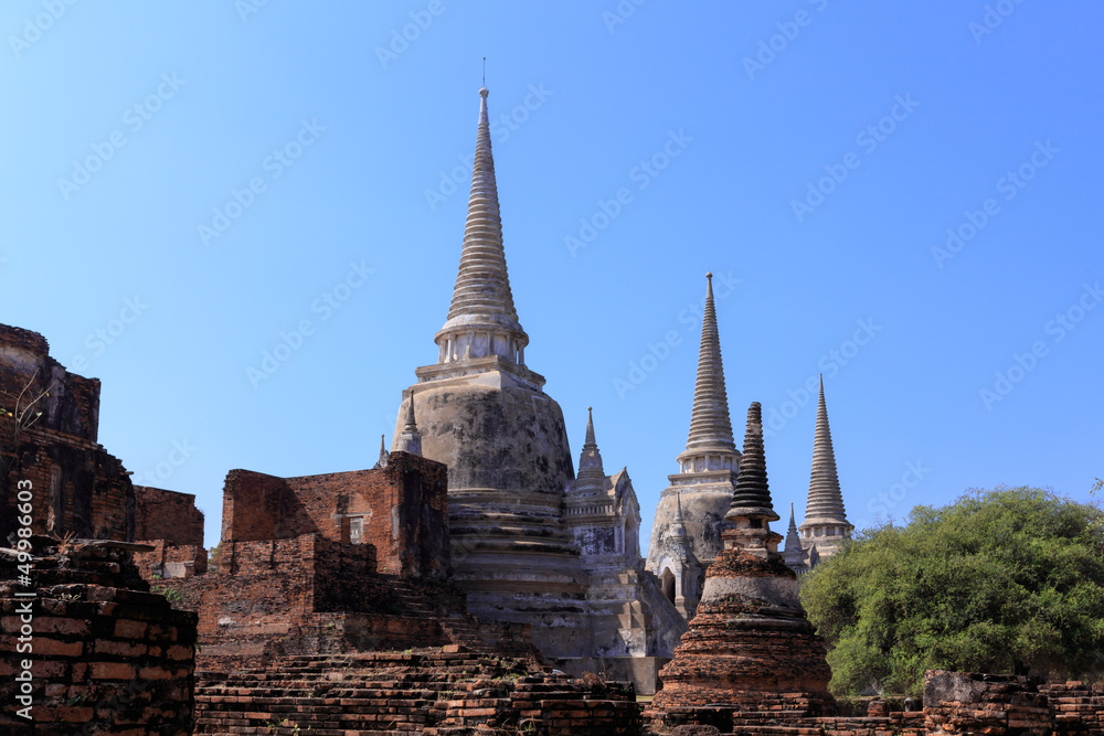 Pagoda at wat phra sri sanphet temple, Ayutthaya, Thailand Pagoda at wat phra sri sanphet temple, Ayutthaya, Thailand
