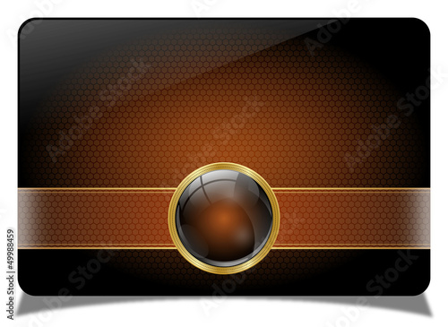 Brown vip card
