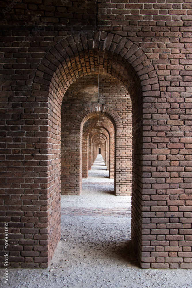 Fototapeta premium Endlose Gewölbe