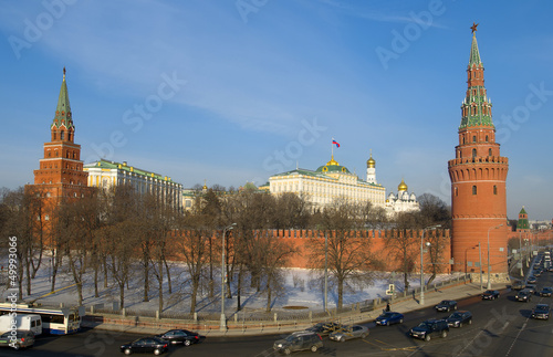 Grand Kremlin Palace and Kremlin wall