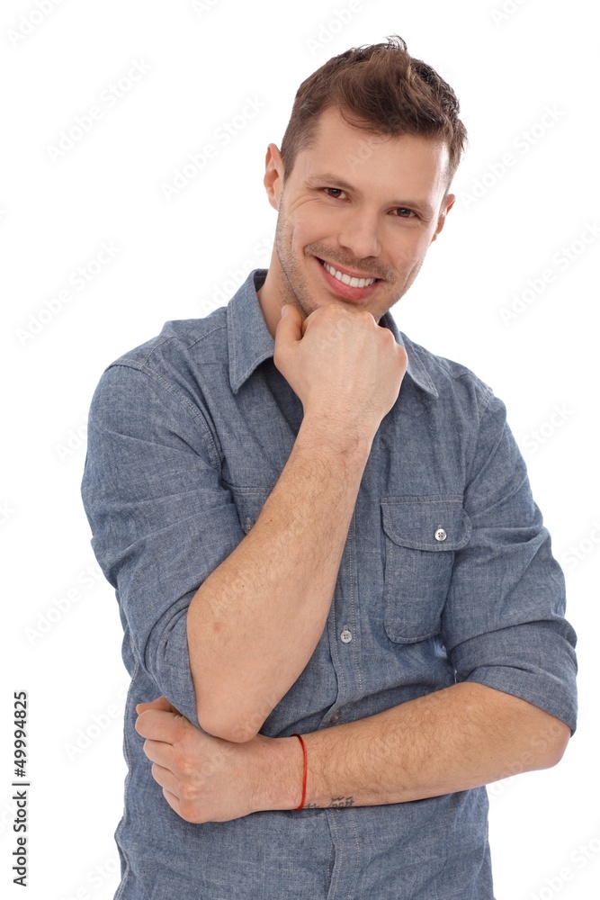 Portrait of happy man Portrait of happy man