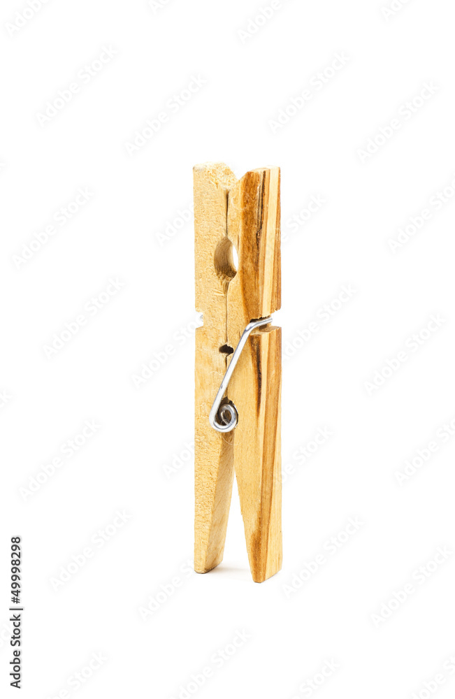 clothespin on the white background clothespin on the white background