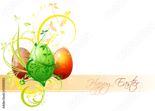 Happy Easter Postcard