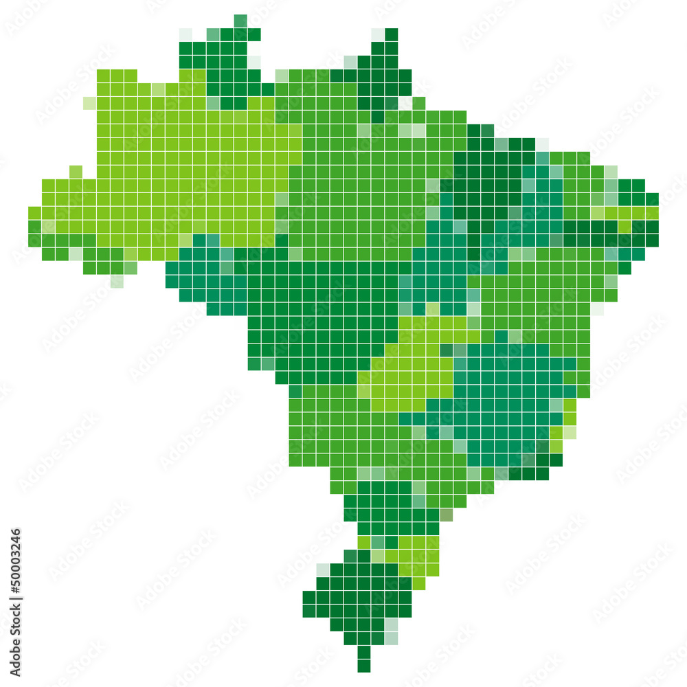 ブラジル 地図 モザイク ブラジル 地図 モザイク