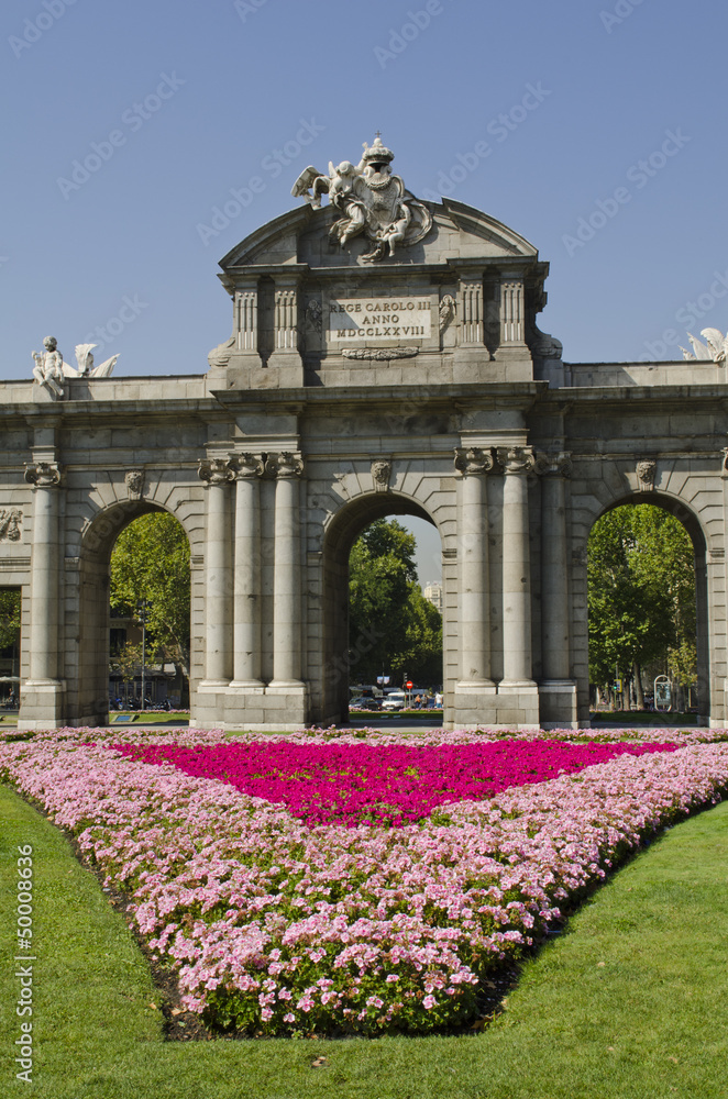 Naklejka premium The Alcala Gate. Madrid. Spain.