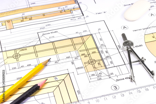 Construction blueprint