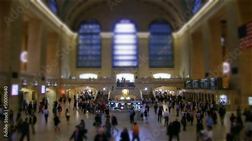 central station - tilt shift effect