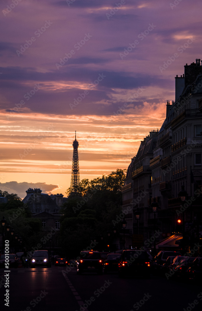 Paris silhouette