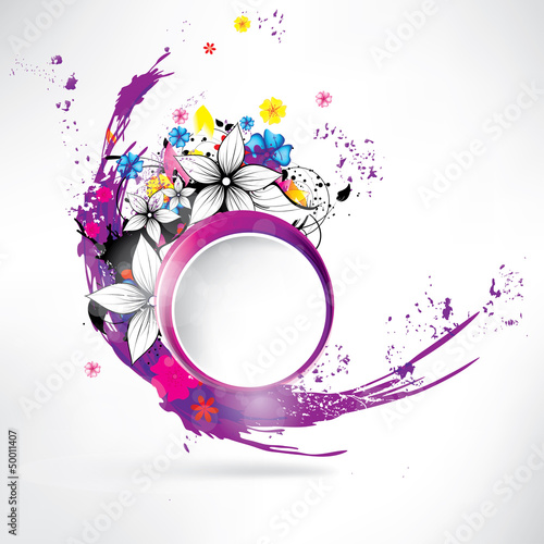 Background with colorful spots