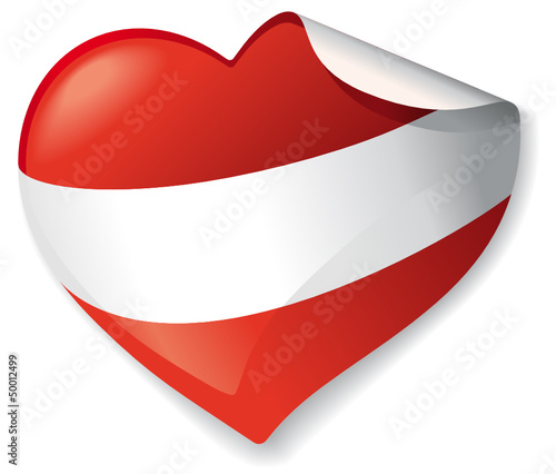 Herz Sticker Österreich