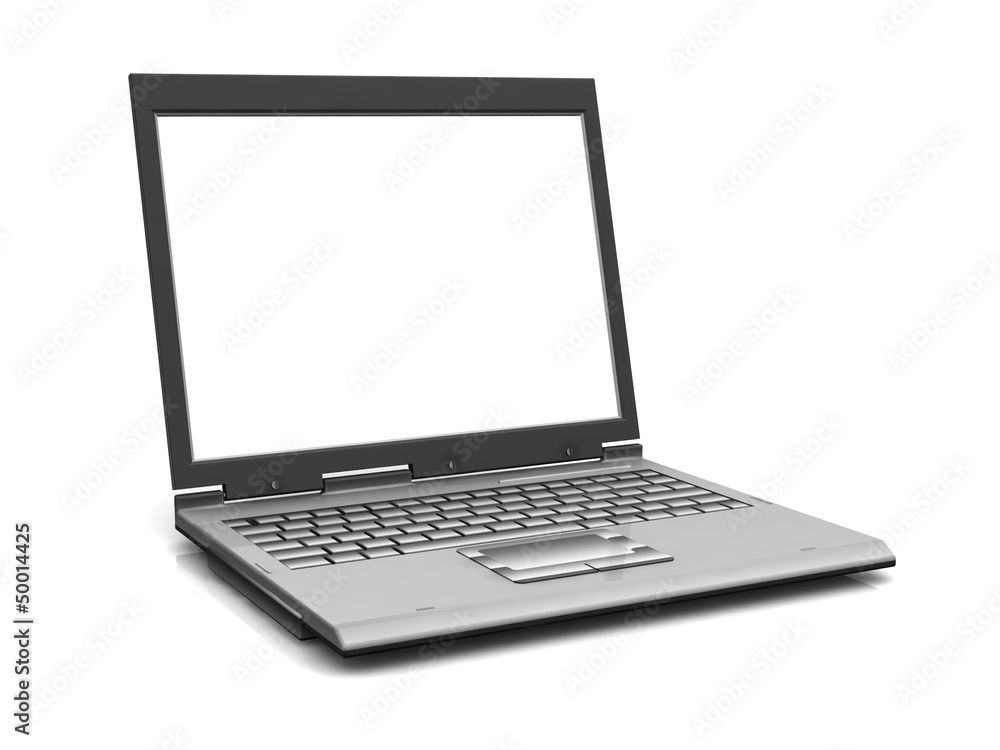 Professional Laptop isolated on white with empty space Professional Laptop isolated on white with empty space