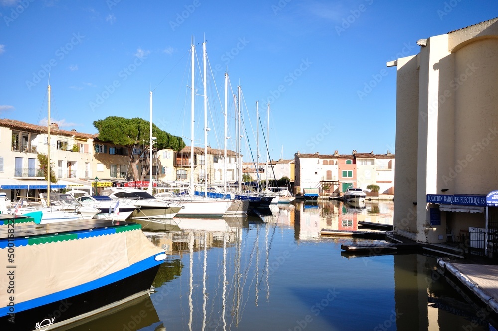 Fototapeta premium port Grimaud