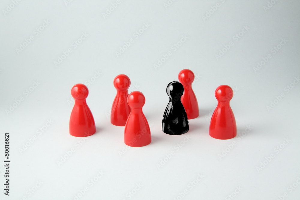 Das schwarze Schaf in der Gruppe Das schwarze Schaf in der Gruppe