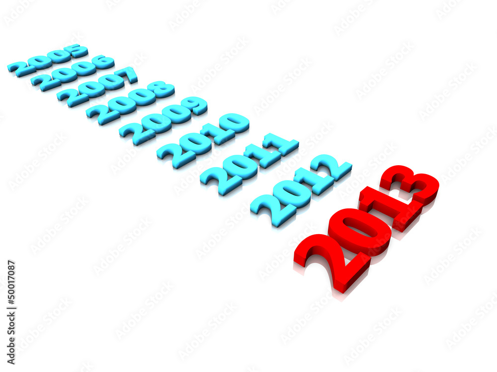 New year 2013 and the old years