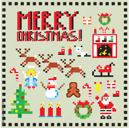 Pixel Icons Holidays © tamaravector