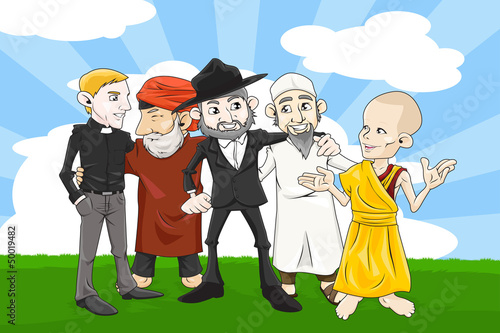 Different religion people