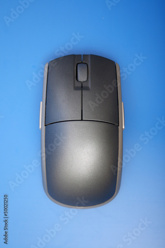 Computer mouse top view