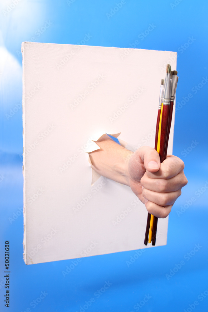 Paint a canvas Paint a canvas