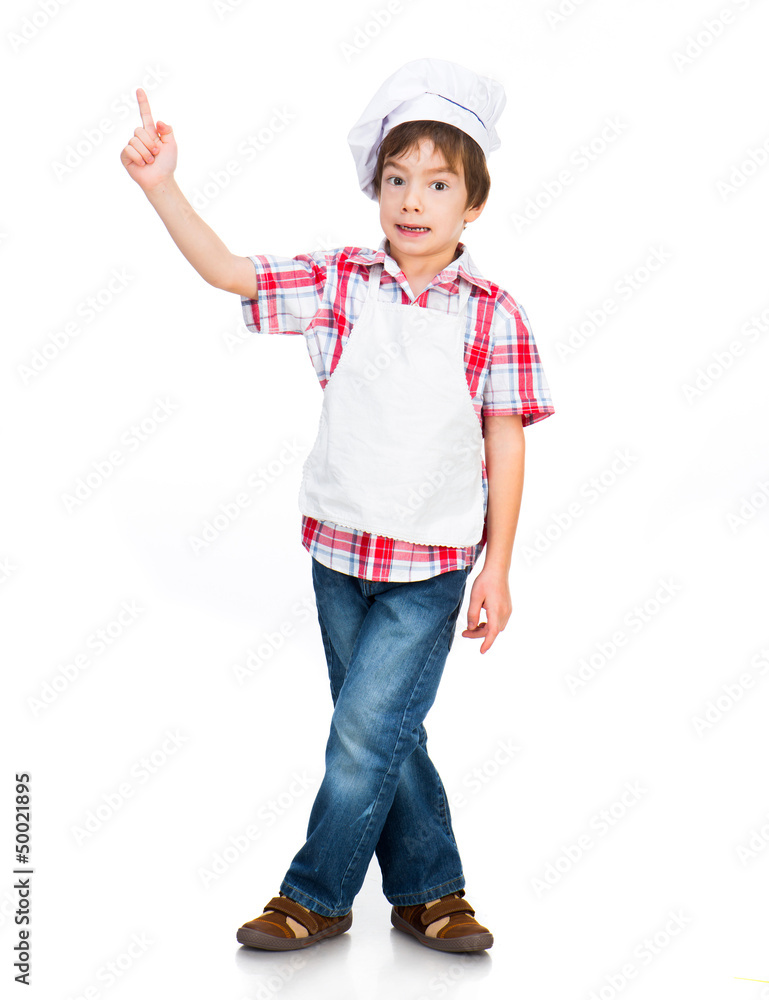 boy dressed as a cook boy dressed as a cook