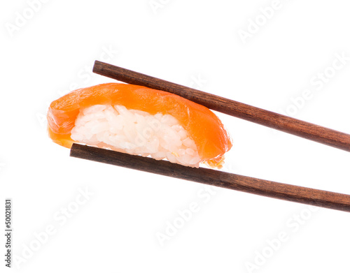 Sushi Sushi in chopsticks
