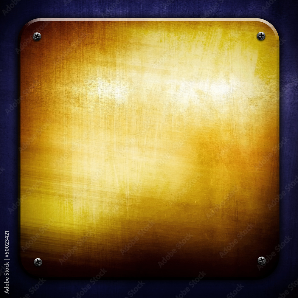 Fototapeta premium golden plate