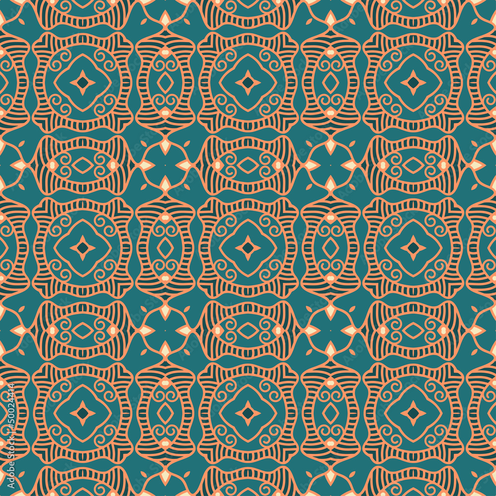Seamless colorful retro pattern background Seamless colorful retro pattern background