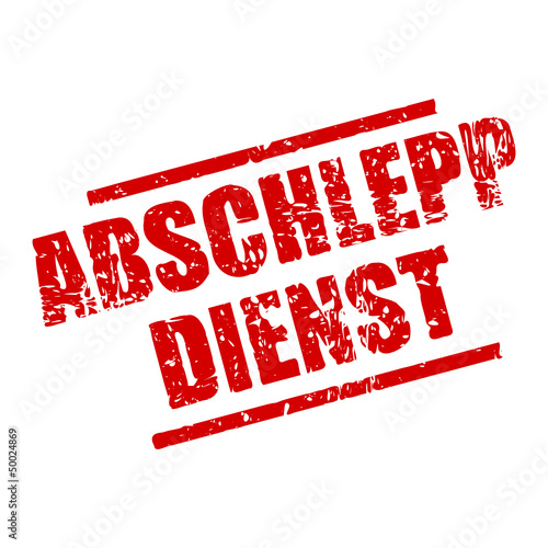 stempel eckig abschleppdienst I
