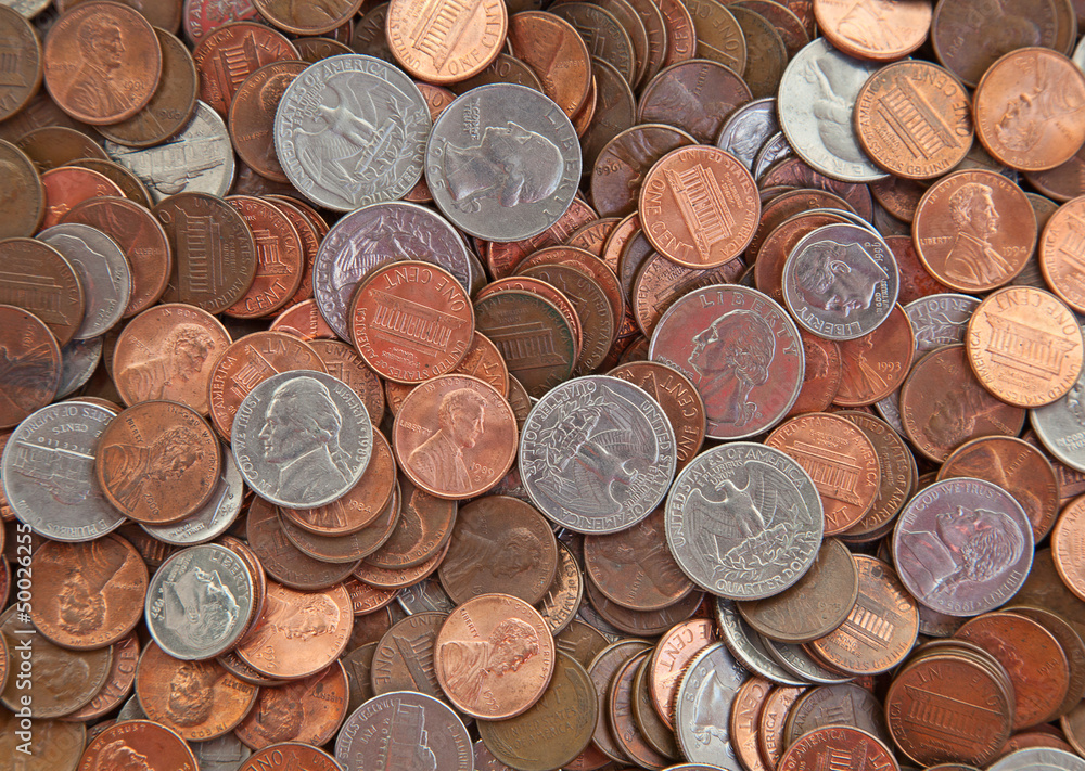 Coin background Coin background