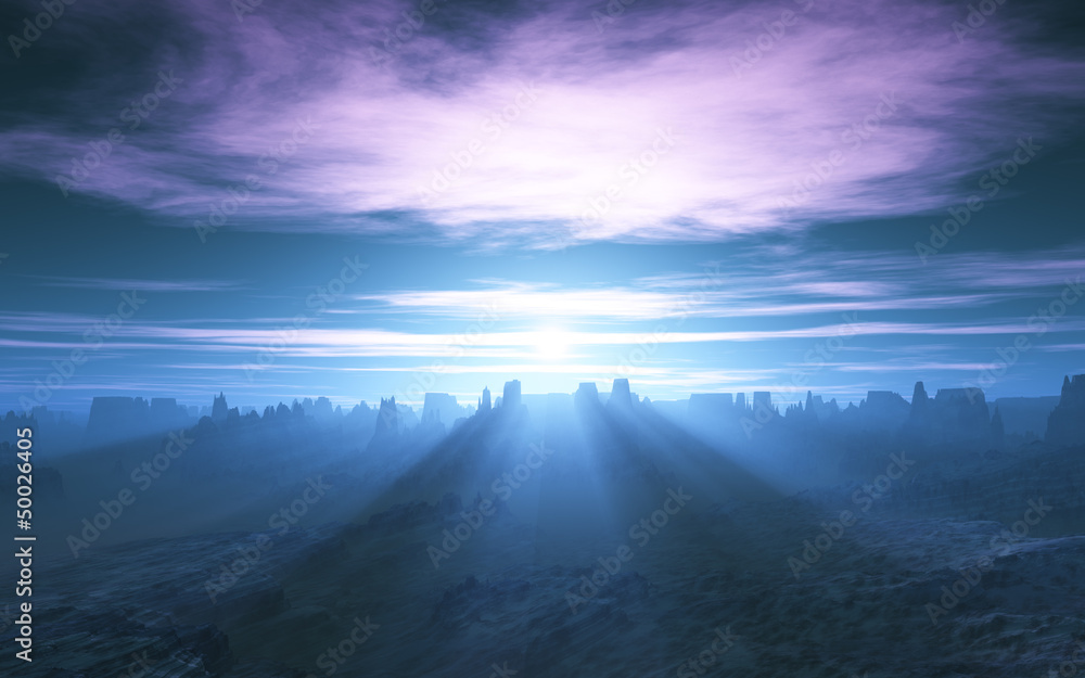 Fototapeta premium Sonnenstrahlen