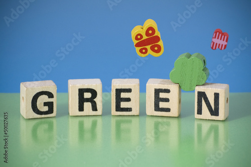 Word GREEN