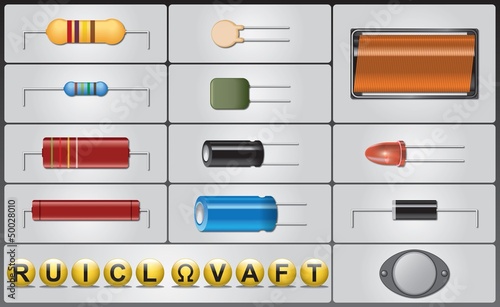 Electronic parts set
