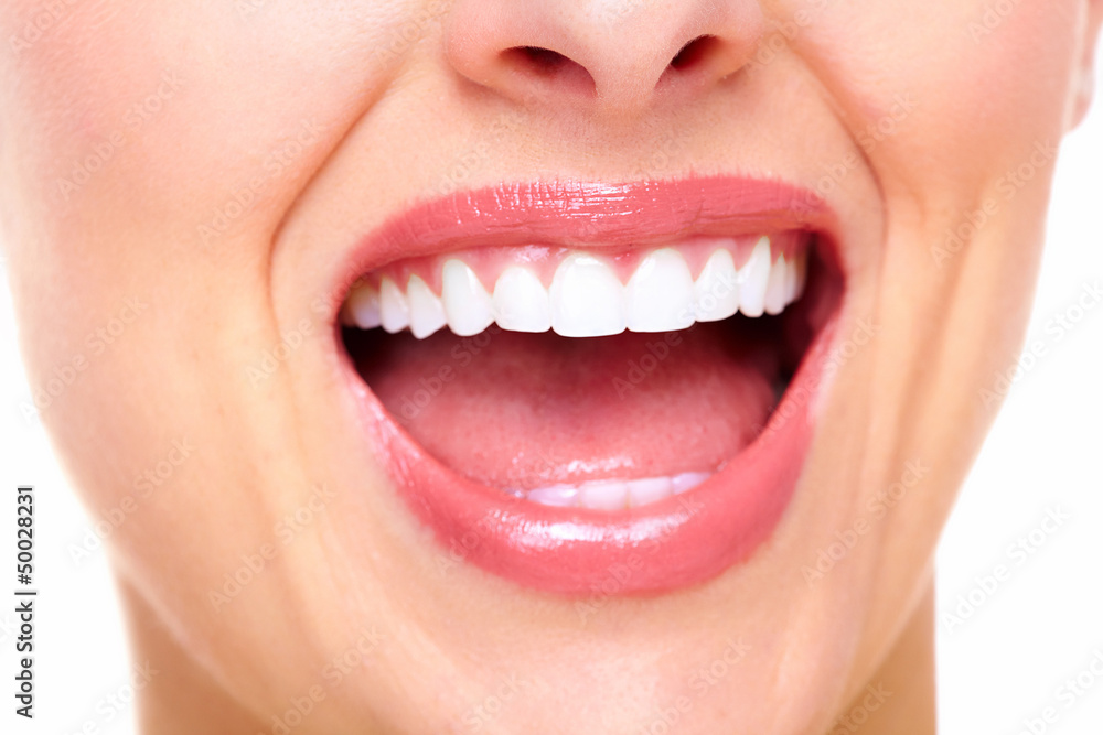 Fototapeta premium Beautiful woman smile.