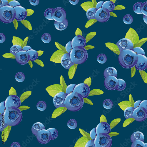 background of the blueberries