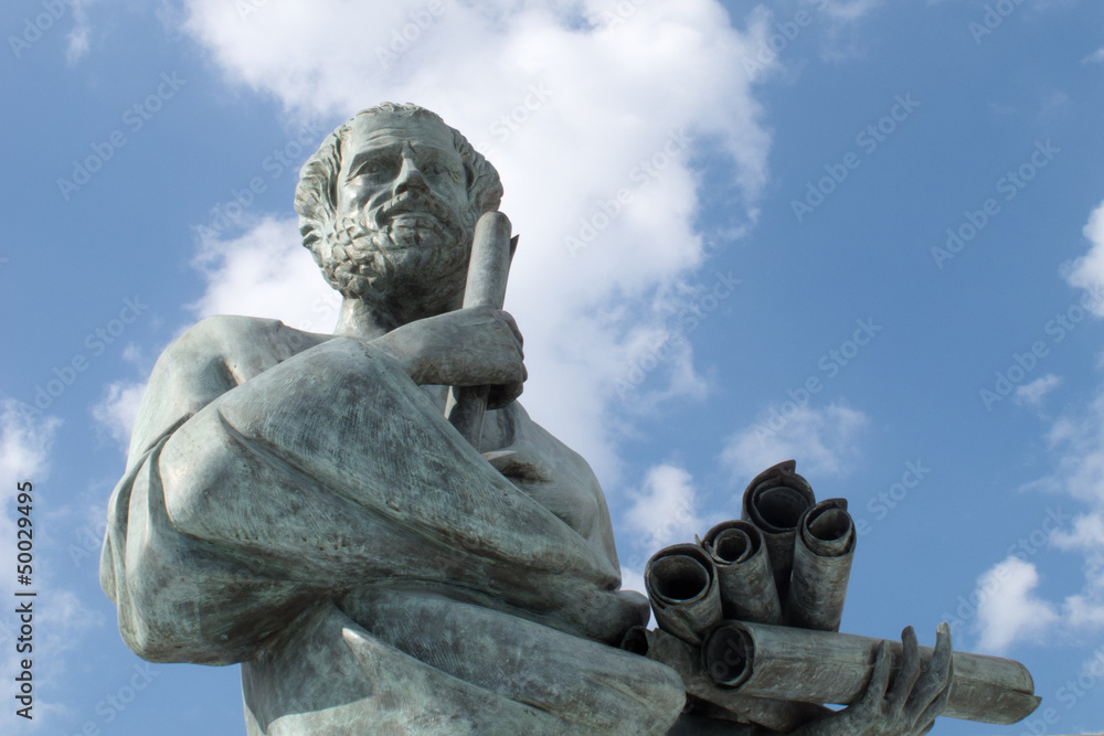 Obraz premium Pomnik Arystotelesa