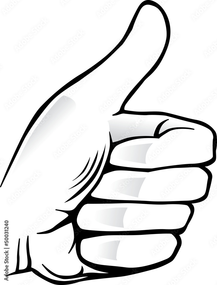 hand with thumb up- symbol best choice hand with thumb up- symbol best choice