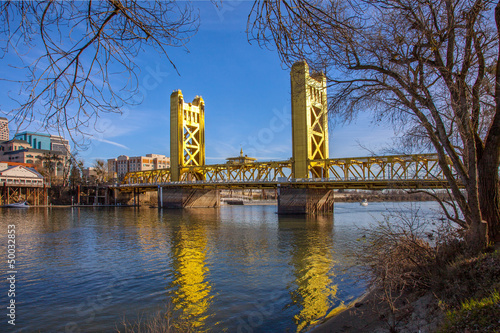 Towe Bridge in Sacramento Kalifornien