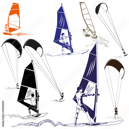 Kite and Wind Surfers