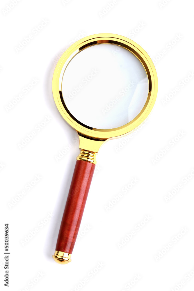 Magnifying glass , isolated on white background Magnifying glass , isolated on white background