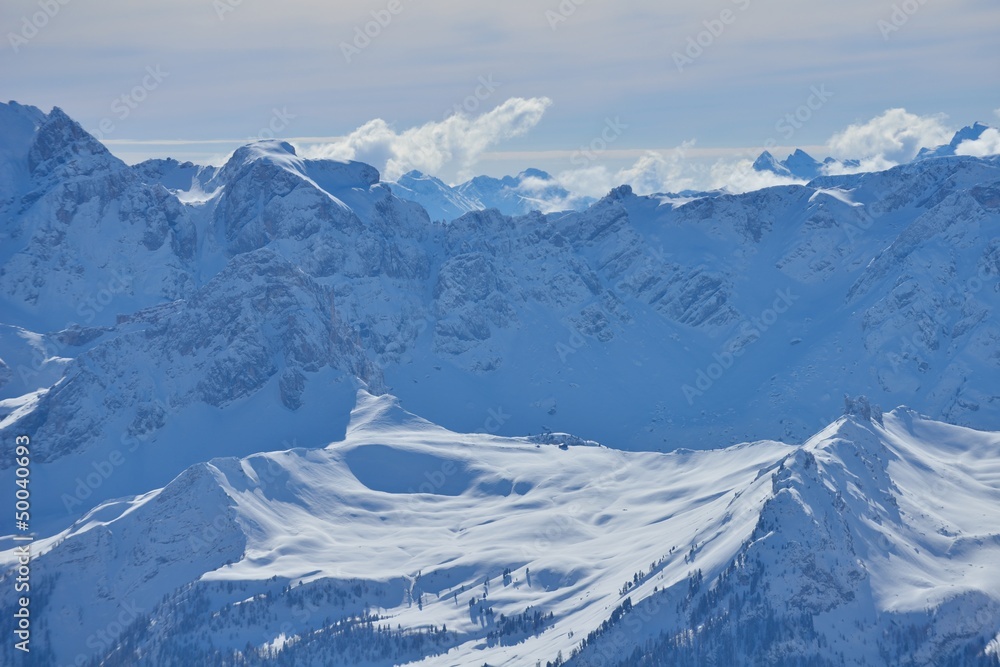 Obraz premium mountain winter nature