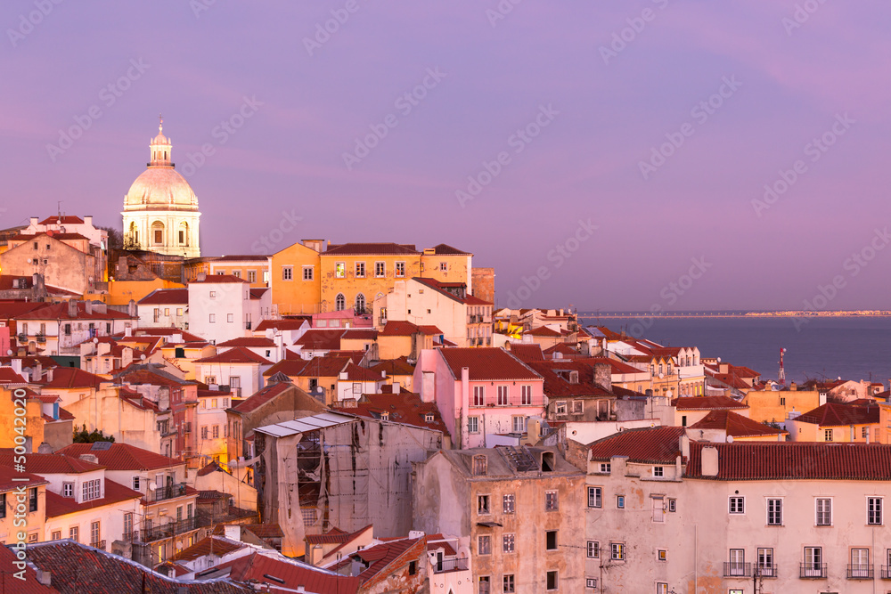 Old Lisbon at Sunset
