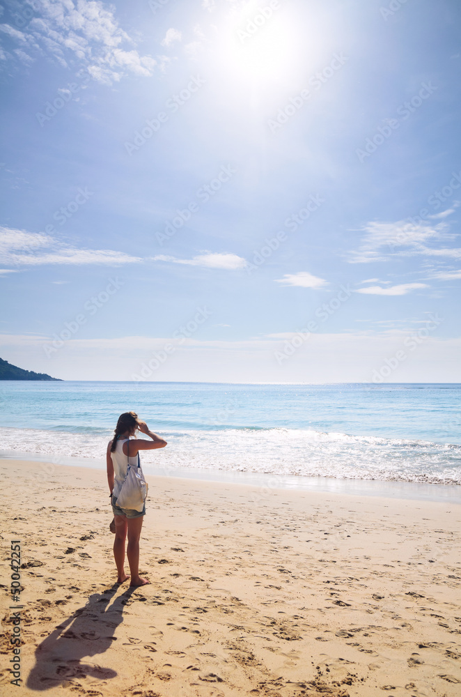 standing on beach standing on beach