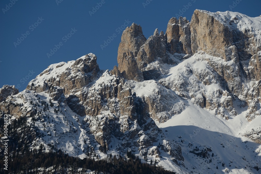 mountain winter nature