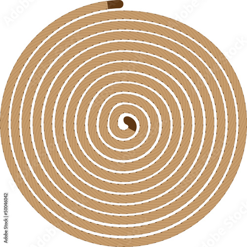 rope arranged in a circle