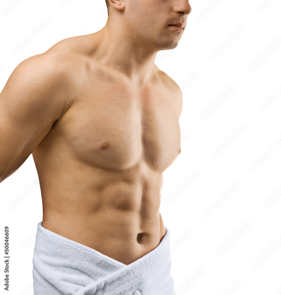 Fototapeta premium isolated male torso