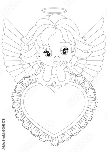 little angel Coloring page