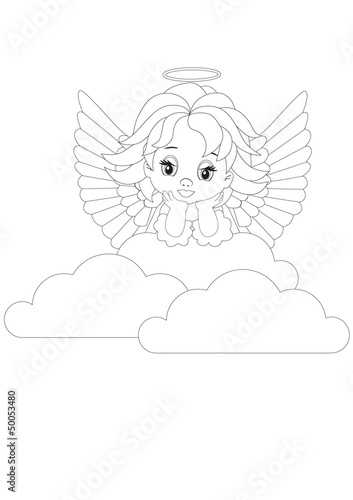 little angel Coloring page