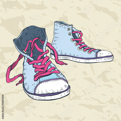 Sport shoes. Sneakers.