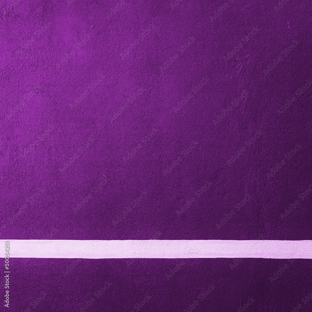 Fototapeta premium Paddle purple badminton court texture with white line